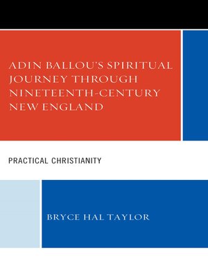 cover image of Adin Ballou's Spiritual Journey through Nineteenth-Century New England
